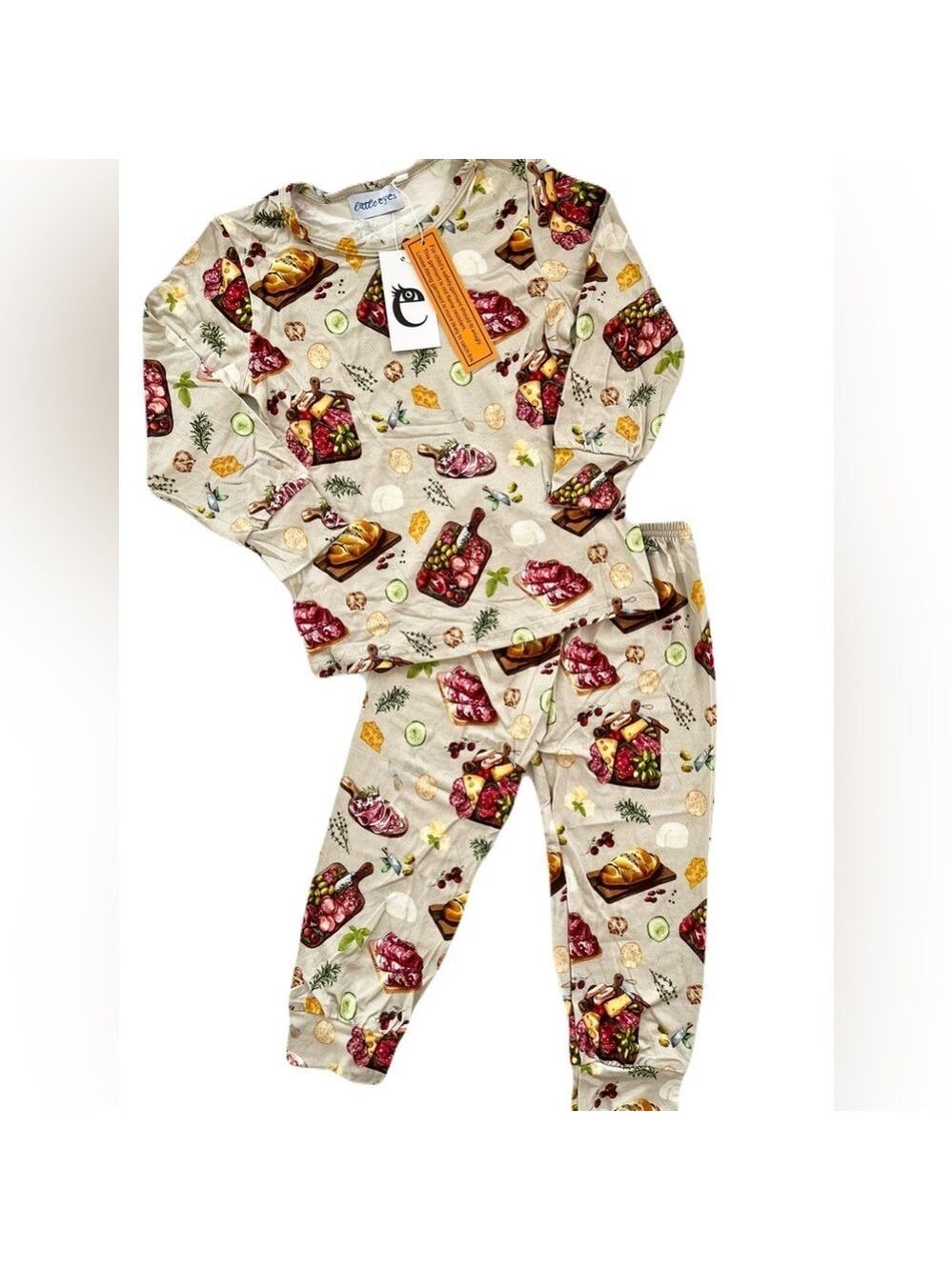 🇨🇦‎ Little Eyes Char-CUTE-erie Bamboo Kids Pajama Set